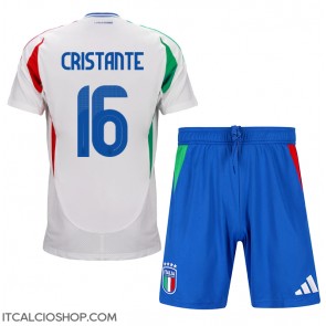 Italia Bryan Cristante #16 Seconda Maglia Bambino Europei 2024 Manica Corta (+ Pantaloni corti)